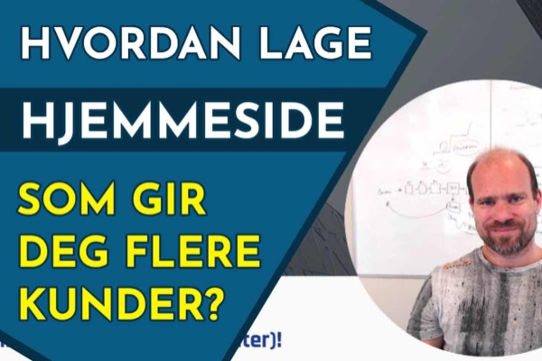 Lage ny hjemmeside for å få FLERE HENVENDELSER